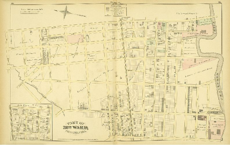Plate C, City Atlas of Philadelphia, vol. 3
