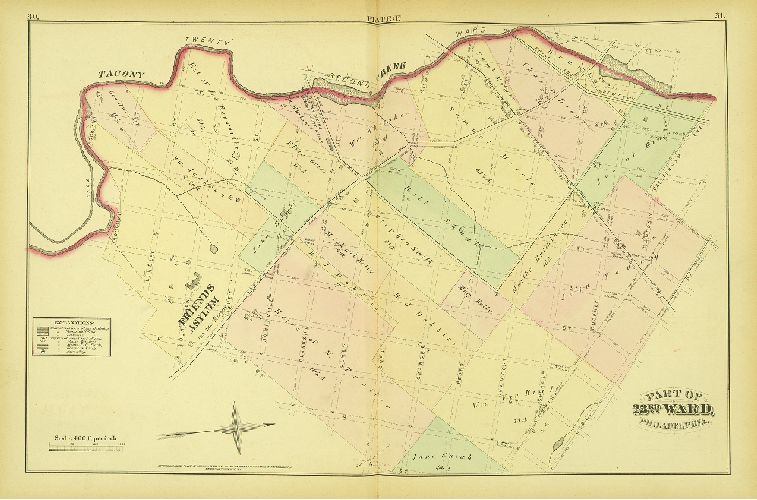 Plate F, City Atlas of Philadelphia, vol. 3