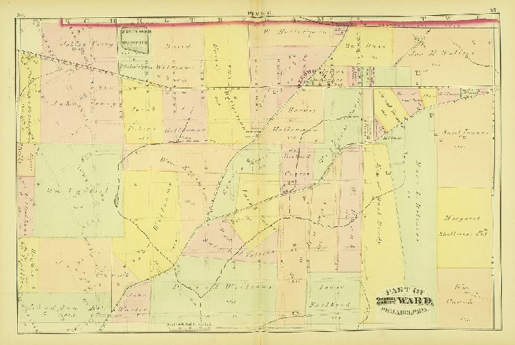 Plate G, City Atlas of Philadelphia, vol. 3