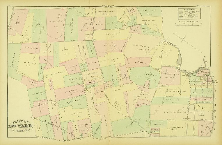 Plate M, City Atlas of Philadelphia, vol. 3