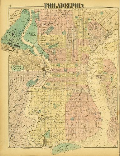 Page 6, Atlas of Philadelphia and Environs