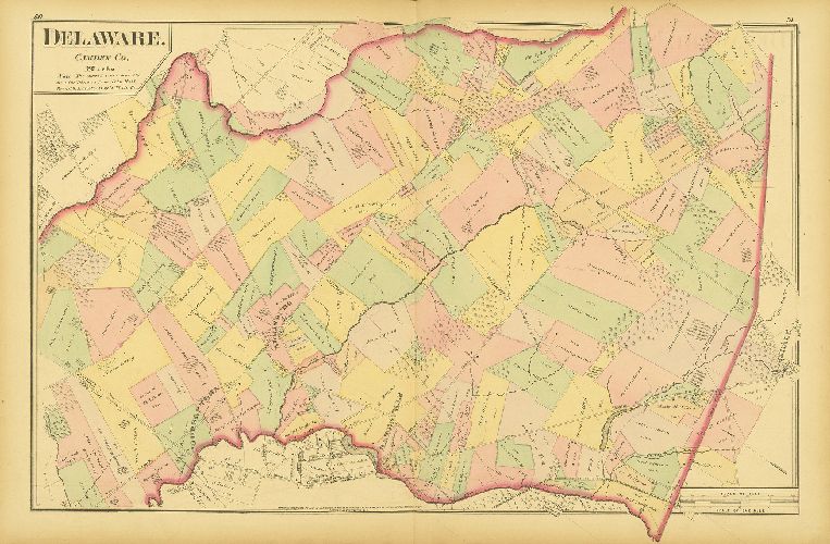 Pages 50-51, Atlas of Philadelphia and Environs