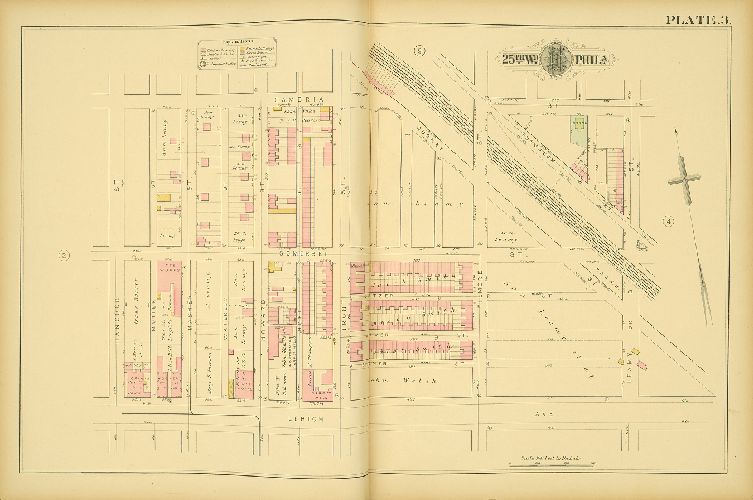 Plate 3, Atlas of the City of Philadelphia