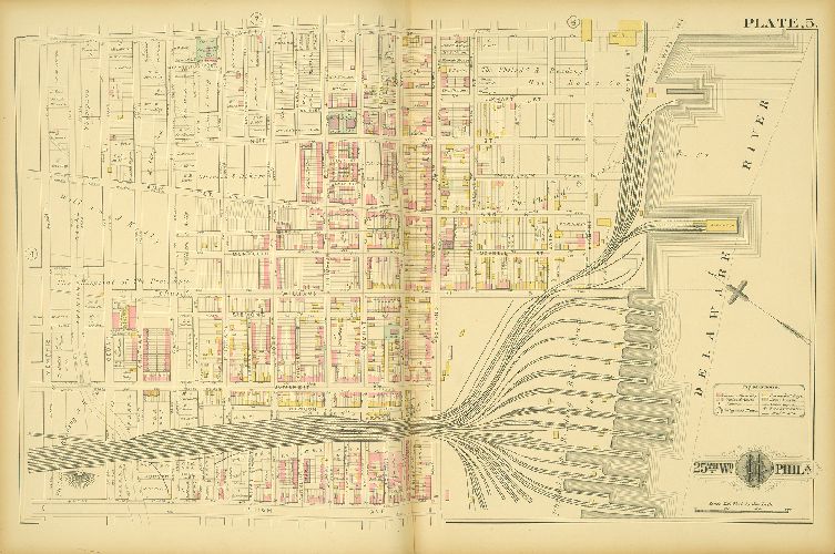 Plate 5, Atlas of the City of Philadelphia