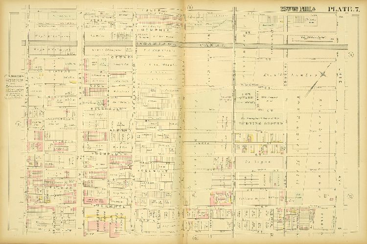 Plate 7, Atlas of the City of Philadelphia