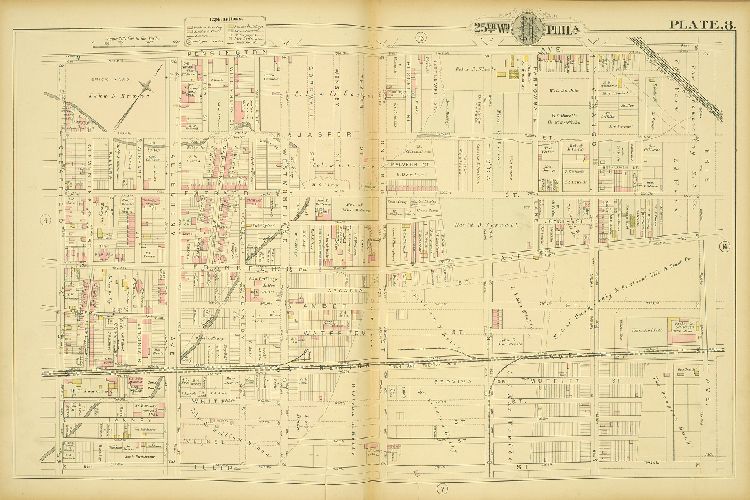 Plate 8, Atlas of the City of Philadelphia