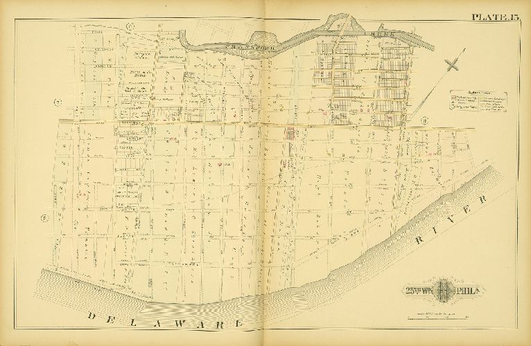 Plate 15, Atlas of the City of Philadelphia