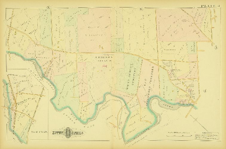 Plate 4, Atlas of the City of Philadelphia