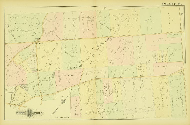 Plate 6, Atlas of the City of Philadelphia