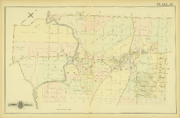 Plate 12, Atlas of the City of Philadelphia