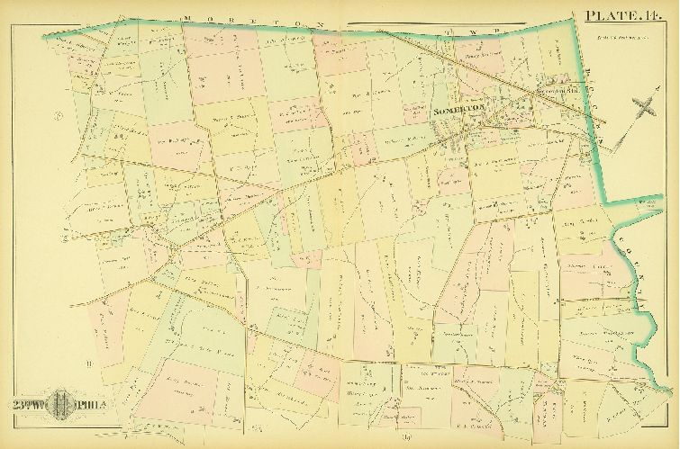 Plate 14, Atlas of the City of Philadelphia