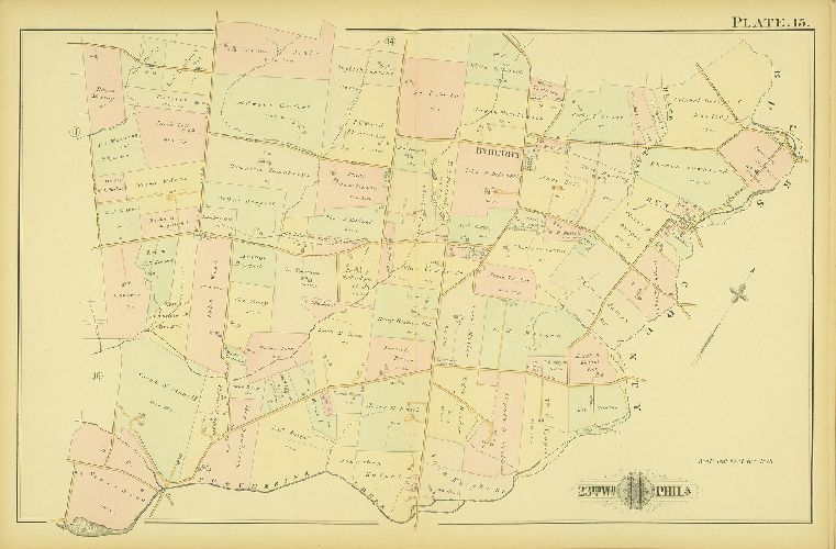 Plate 15, Atlas of the City of Philadelphia