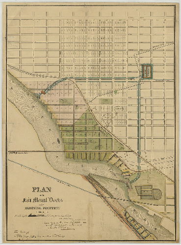 Plan of Fairmount Docks and Adjoining Property
