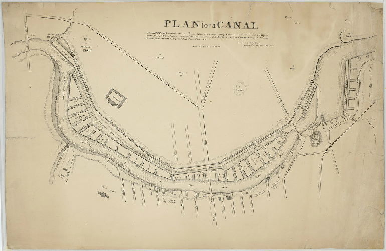 Plan for a Canal by F. Graff