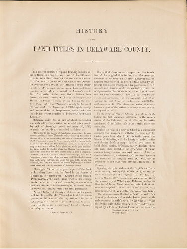 Land Titles 1, Atlas of Delaware County, Pennsylvania