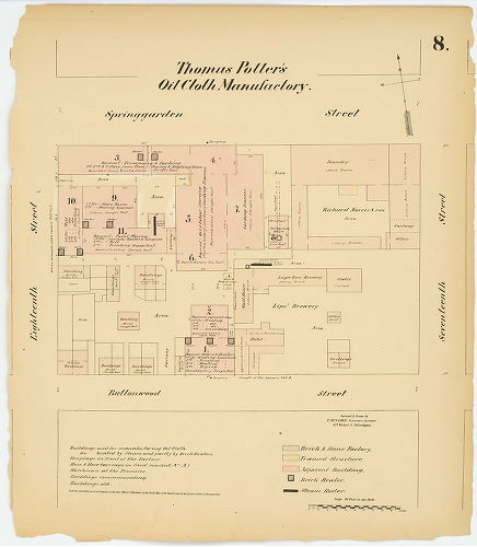 Thomas Potter's Oil Cloth Manufactory, Hexamer General Surveys, Volume 1