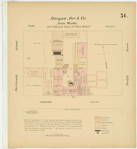 Morgan, Orr & Co. Iron Works, Hexamer General Surveys, Volume 1