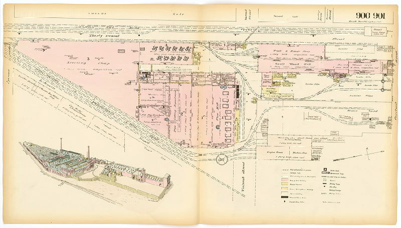 Junction Car Works & Flue Mill, Hexamer General Surveys, Volume 10