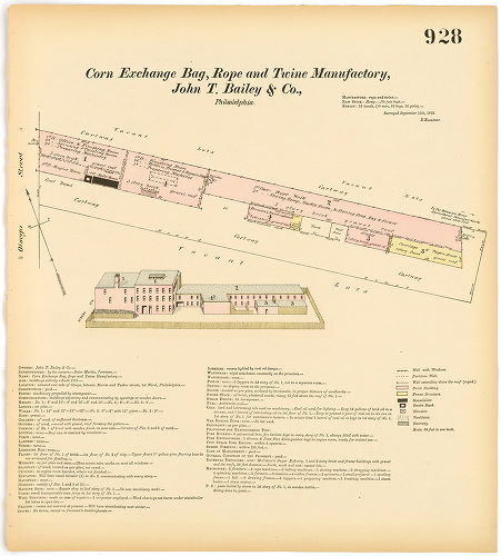 Corn Exchange Bag, Rope and Twine Manufactory, Hexamer General Surveys, Volume 10