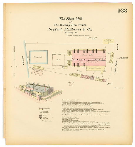 Reading Iron Works - Sheet Mill, Hexamer General Surveys, Volume 10