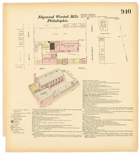 Edgewood Worsted Mills, Hexamer General Surveys, Volume 10
