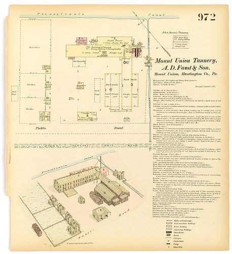 Mount Union Tannery, Hexamer General Surveys, Volume 11