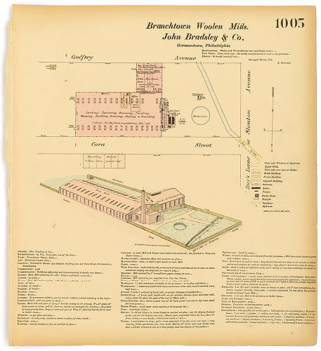 Branchtown Woolen Mills, Hexamer General Surveys, Volume 11