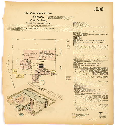 Conshohocken Cotton Factory, Hexamer General Surveys, Volume 11