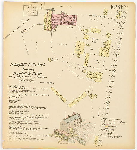 Schuylkill Falls Park Brewery, Hexamer General Surveys, Volume 12