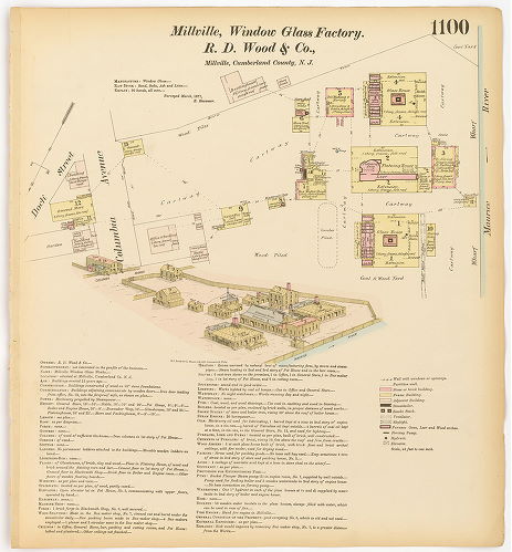 Millville Window Glass Factory, Hexamer General Surveys, Volume 12