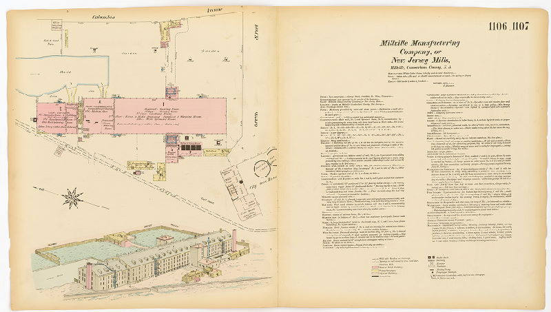 Millville Manufacturing Co. (also New Jersey Mills), Hexamer General Surveys, Volume 12