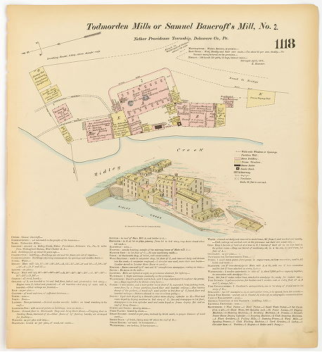 Todmorden Mills (Samuel Bancroft's Mill, No. 2), Hexamer General Surveys, Volume 12