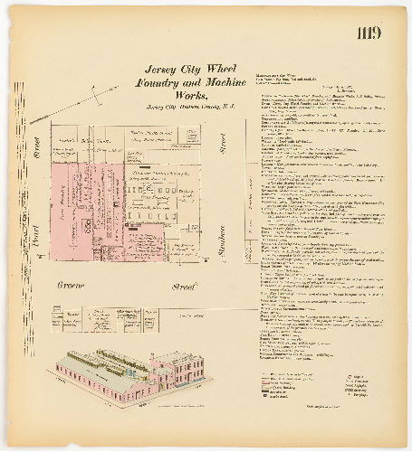 Jersey City Wheel Foundry and Machine Works, Hexamer General Surveys, Volume 12