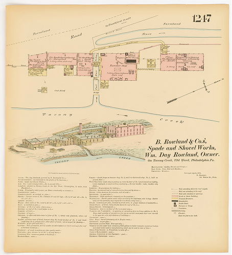 Rowland's Spade and Shovel Works, Hexamer General Surveys, Volume 13