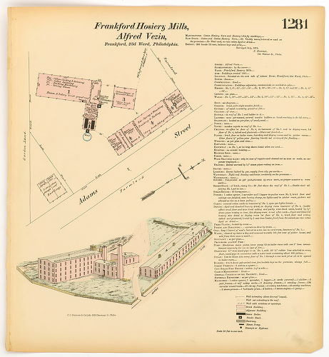 Frankford Hosiery Mills, Hexamer General Surveys, Volume 14