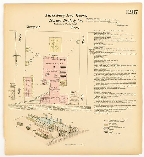 Parkesburg Iron Works, Hexamer General Surveys, Volume 14