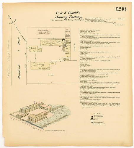Gould's C. & J. Hosiery Factory, Hexamer General Surveys, Volume 14