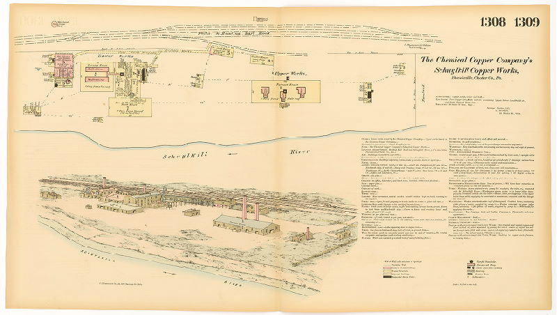 Chemical Copper Co.'s Schuylkill Copper Works, Hexamer General Surveys, Volume 14