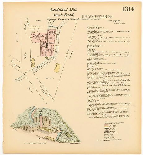 Swedeland Mill, Hexamer General Surveys, Volume 14