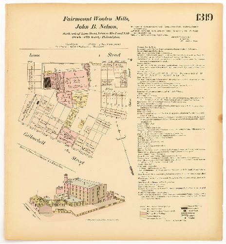Fairmount Woolen Mills, Hexamer General Surveys, Volume 14