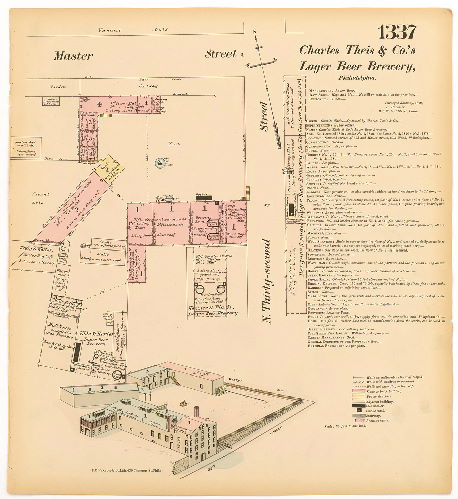 Charles Theis & Co.'s Lager Beer Brewery, Hexamer General Surveys, Volume 14