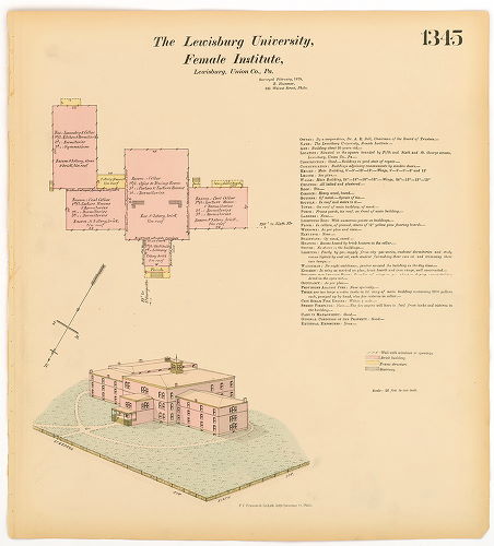 Lewisburg University, The Female Institute, Hexamer General Surveys, Volume 14