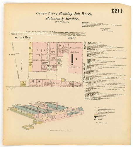 Gray's Ferry Printing Ink Works, Hexamer General Surveys, Volume 15