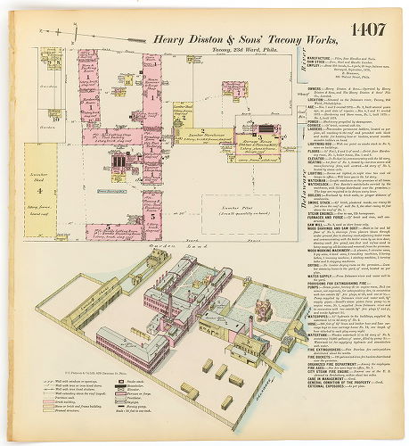 Disston, Henry & Son's Tacony Works, Hexamer General Surveys, Volume 15