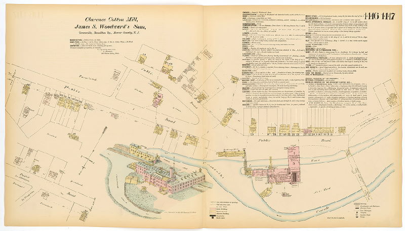 Clarence Cotton Mill, Hexamer General Surveys, Volume 15