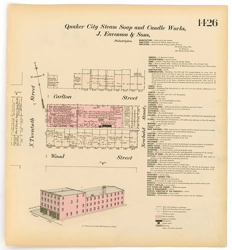 Quaker City Steam Soap and Candle Works, Hexamer General Surveys, Volume 15