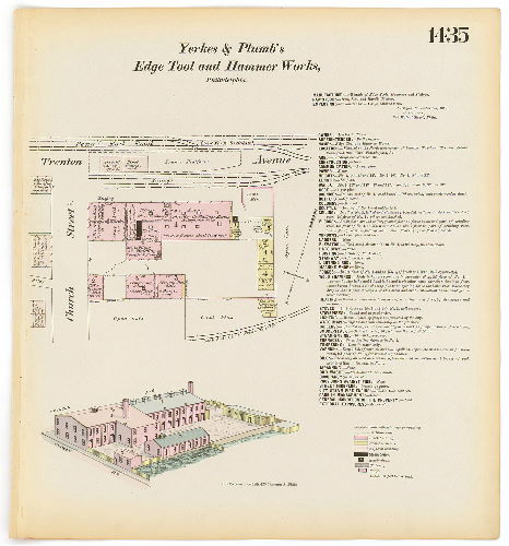 Yerkes & Plumb's Edge Tool and Hammer Works, Hexamer General Surveys, Volume 15