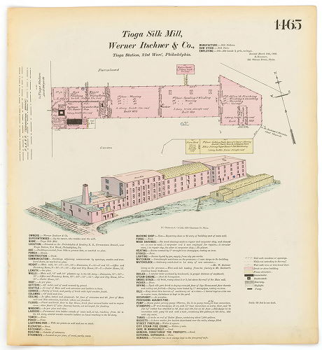 Tioga Silk Mill, Hexamer General Surveys, Volume 16