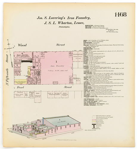Wharton, J.S. L. Iron Foundry, Hexamer General Surveys, Volume 16
