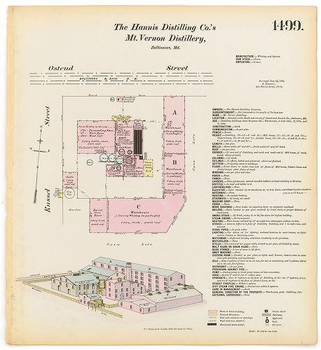 Hannis Distilling Co.'s Mount Vernon Distillery, Hexamer General Surveys, Volume 16